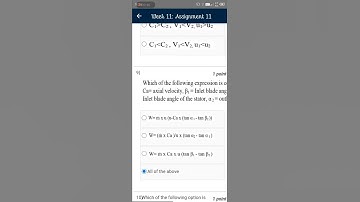 ic engine assignment,week-11 solution nptel