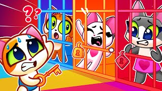 ✨ Escape Room Challenge 🗝️🟧🟨🟪 Funny Kids Stories by Purr-Purr Tails 🐾