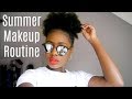 EVERYDAY SUMMER MAKEUP ROUTINE 2017 | SIMPLE &amp; BOLD LIPS!