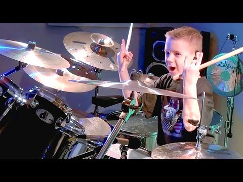 Radar Love (Drum Cover) 8 year old Drummer - Avery Drummer Molek
