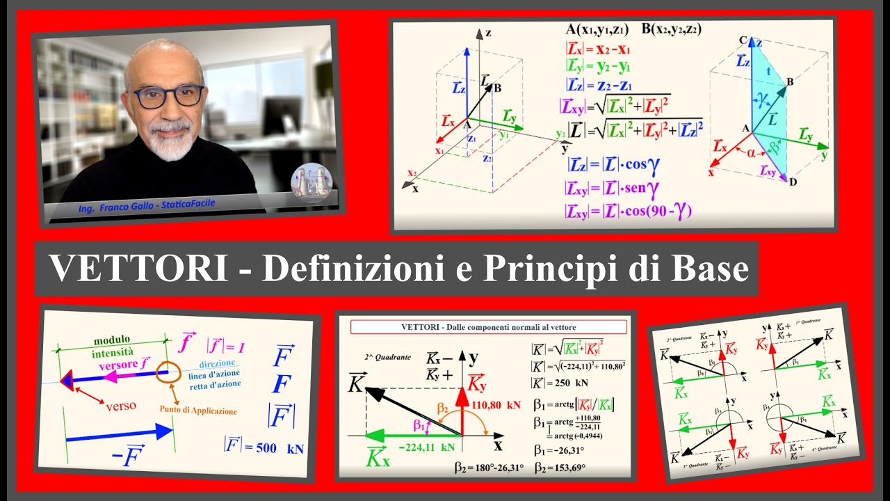 VETTORI – Definizioni e principi di base