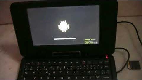installing Universal Uberoid for WM8650 tablet