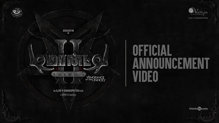 Demonte Colony 2 - Announcement Video | Arulnithi, Priya Bhavani Shankar| Ajay R Gnanamuthu | Sam CS