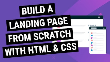 Coding a landing page website with HTML & CSS