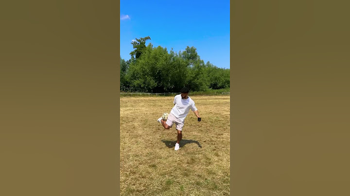 FOOTBALL KICKED INTO WIND TURBINE 😳