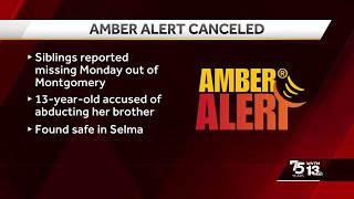 Amber Alert canceled for Montgomery 5-year-old believed to have been taken by 13-year-old sister