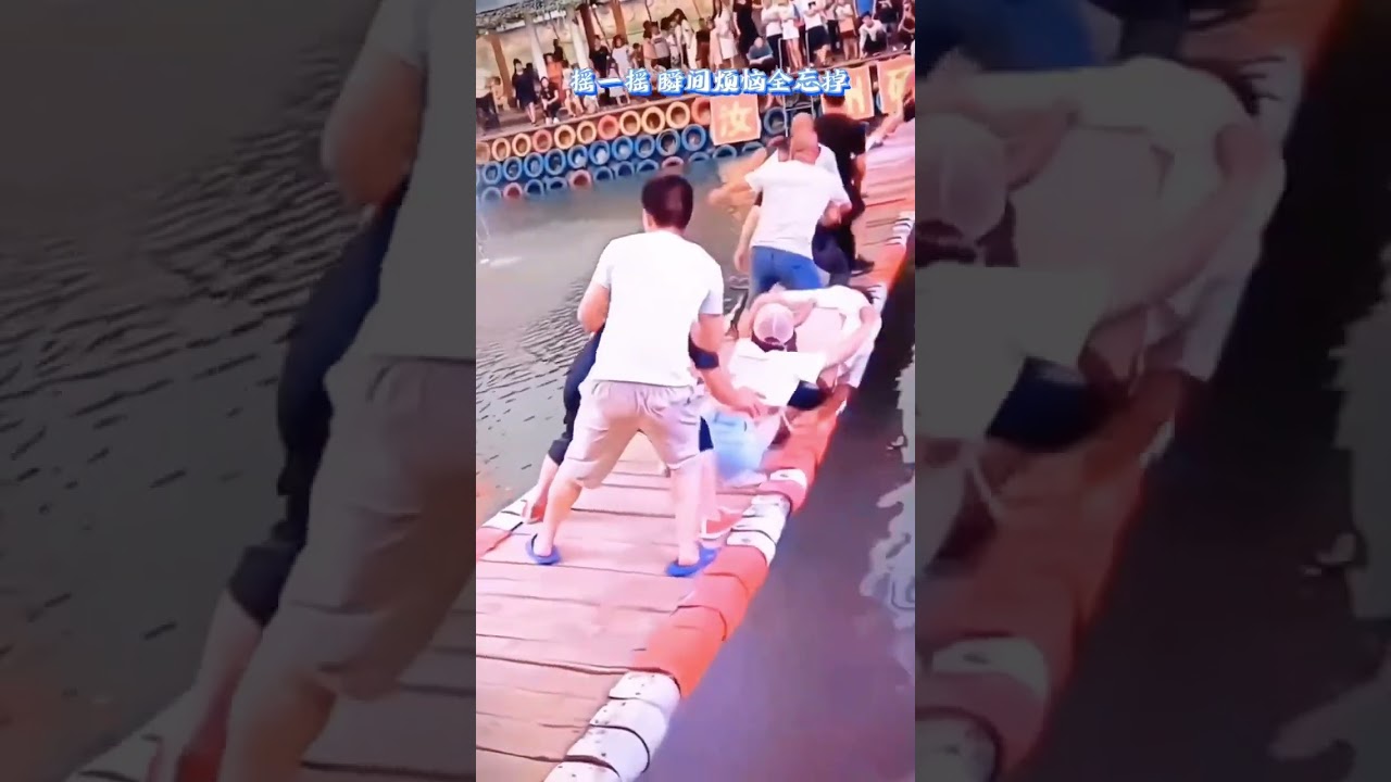 Shuoping Flower Sea😍🤩🔥 Wonderful Swinging Bridge Live Fancy waterpark How to have fun and play