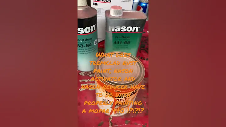 Tremclad rust paint?? For painting a mopar 440 big block? Seriously?!?!? Here's how! Not really