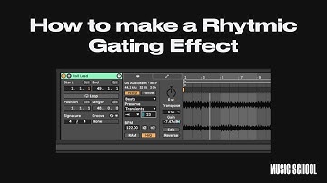 How to make cool Rhythmic Gating Effect with in Ableton Live