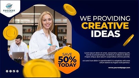 Landing Page Design || Business || Adobe Photoshop Tutorial || Social Media Marketing