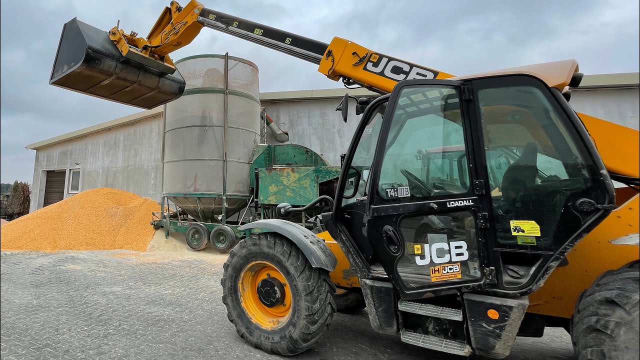 Kolejny dzień suszenia - przewożenie suchej kukurydzy do drugiego magazynu - AV#75