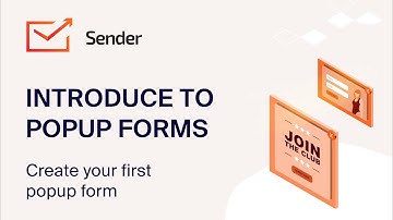 Easy Popup Creation with Sender | Popup Maker