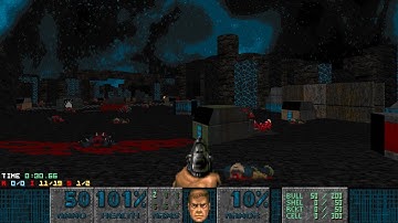 Doom 2 - ColdWire (Maps 1 & 2: Scene of the Crime & Gutwrench Forestry): UV-Max (Map Author: MFG38)