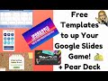 FREE Templates to Up Your Google Slides Game (& Peardeck too!)