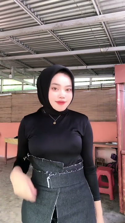 Tiktok cantik Jilbab Hitam.      #shortvideo