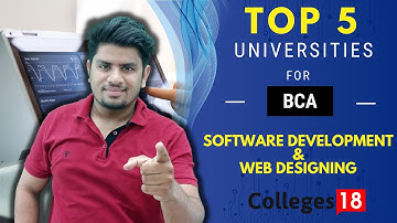 Top 5 Universities In India For Studying BCA in Web Designing & Software Engineering - Hindi