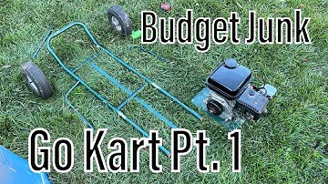 Building a Go Kart frame for my abandoned go kart engine!  Part 1