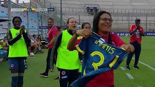 Sudamericano Sub 20 Femenino | Ecuador 0-4 Colombia