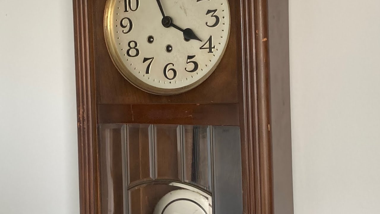 1930s F.M.S. (Mauthe) Westminster chimes wall clock YouTube