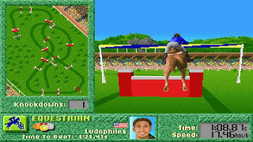 The Games: Summer Challenge - MS-DOS Longplay / Full Playthrough / Walkthrough (no commentary)