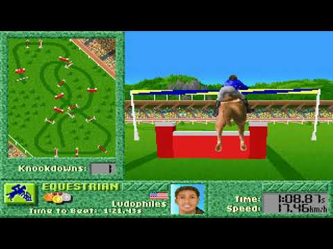 The Games: Summer Challenge - MS-DOS Longplay / Full Playthrough / Walkthrough (no commentary)