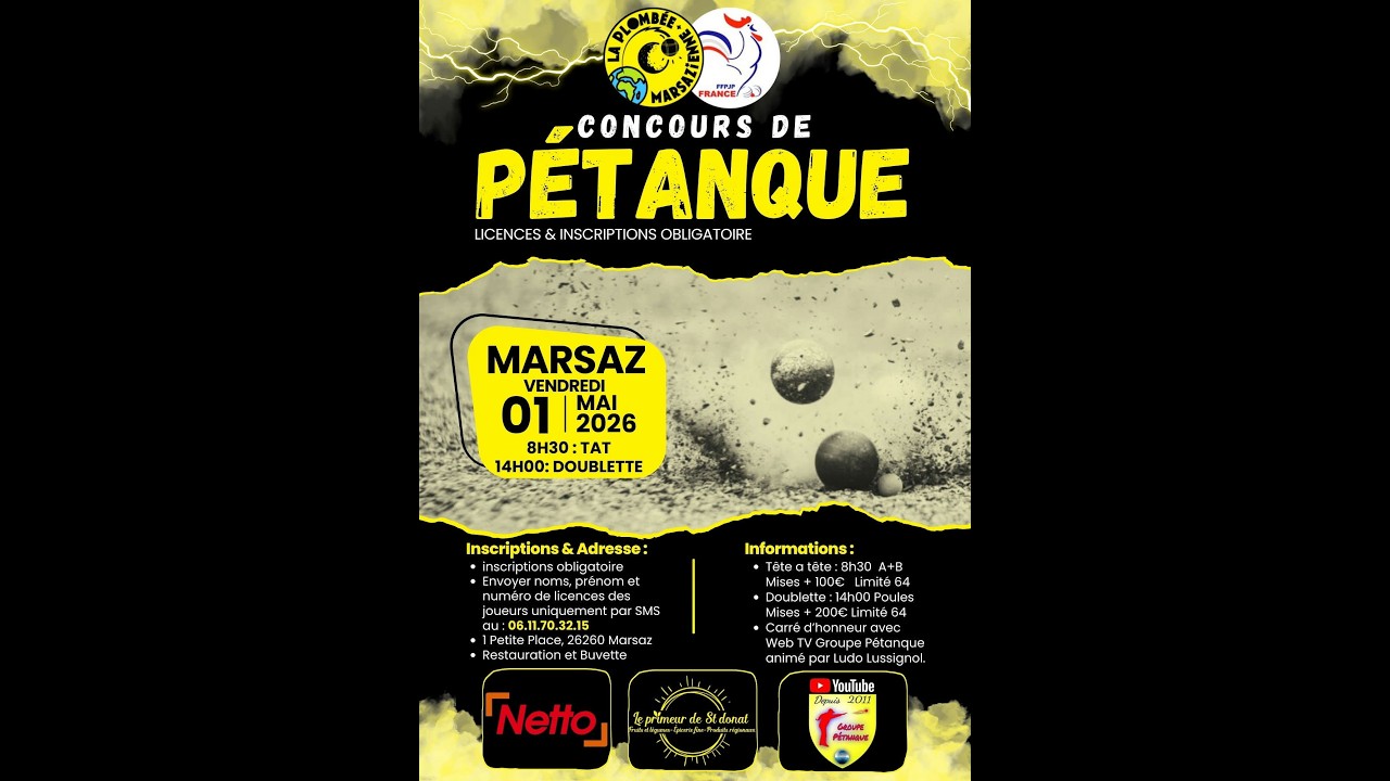 Miniature : Grand prix individuel MARSAZ 2026 EN DIRECT