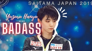 Yuzuru Hanyu being cool and badass (羽生結弦)