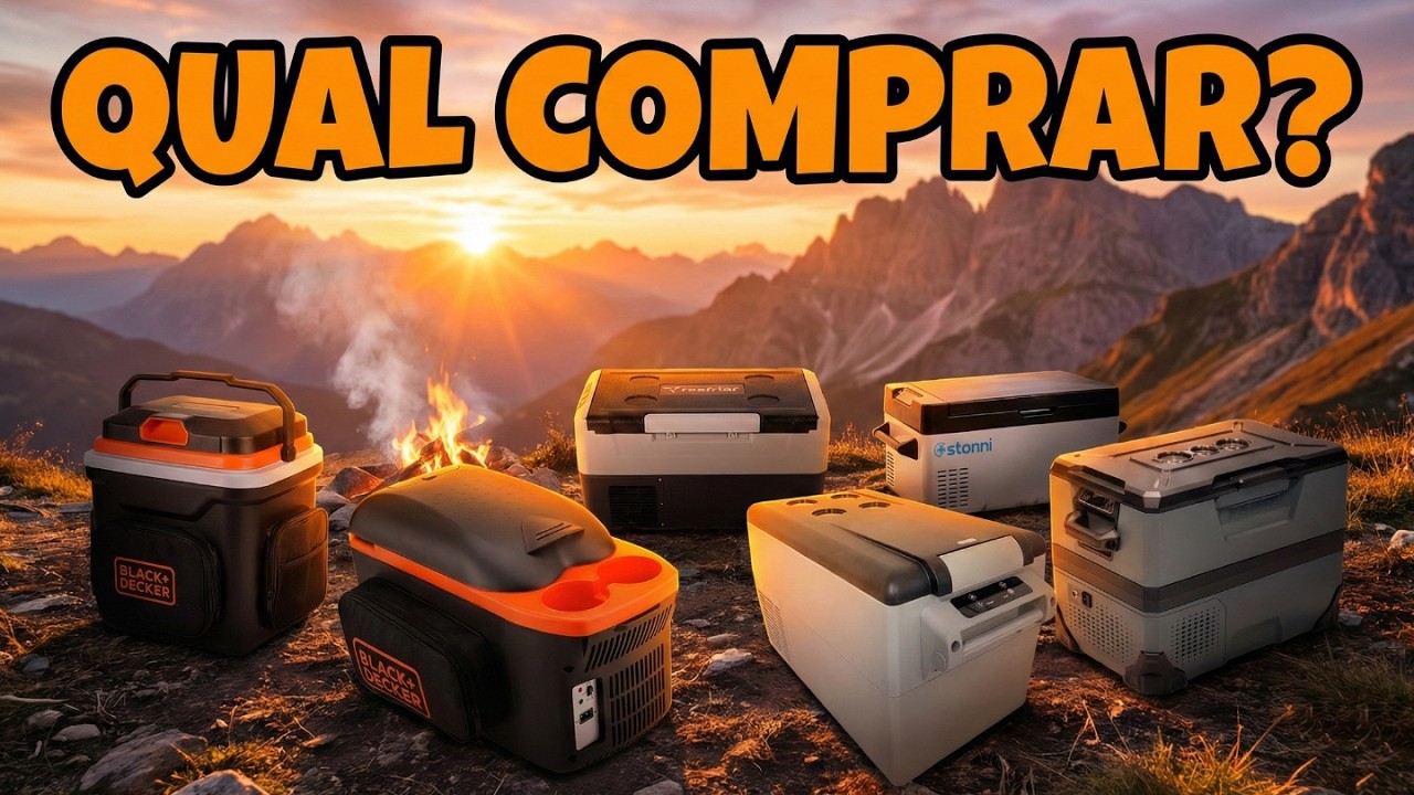 Qual a MELHOR Geladeira Portatil 2026? Compressor ou Termoeletrica?