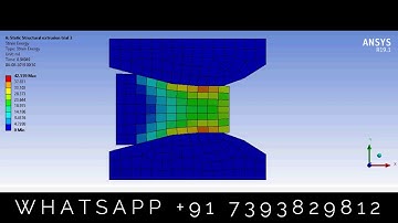 2D EXTRUSION PROCESS // ANSYS WORKBENCH