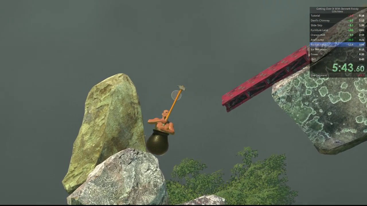 getting over it with bennett foddy snake