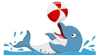 Learn how to coloring cute dolphin 🐬 step by step, coloring for kids, Toddlers #kids #dolphin