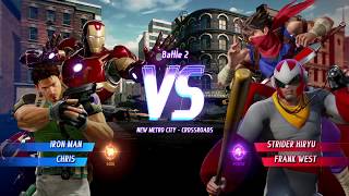 MARVEL VS. CAPCOM: INFINITE Ironman,Chris Redfield Gameplay In Arcade Mode