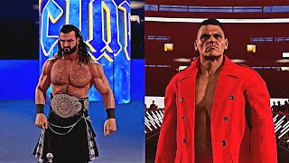 Drew McIntyre Vs Gunther 2 - Intercontinental Championship Match I WWE 2K23 PS5 4K