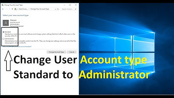 Standard to administrator | How to change user account type in Windows 10 in Urdu / Hindi