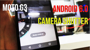 Moto G3 - Turn off Camera Shutter Sound in Marshmallow