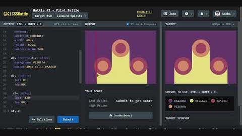CSS Battle Cloaked Spirits || 2021 || CSS Battle Conqueror