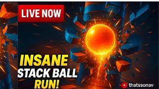 🔥 Stack Ball – Helix Blast LIVE   I World Record Challenge 🎮 | #thatssonav screenshot 2