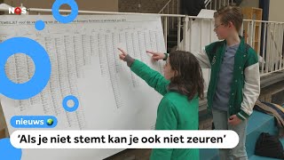 Op deze school werd gestemd voor de Europese Verkiezingen