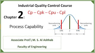 2: Process Capability (Cp, Cpk, Cpu, Cpl)  محاضرة 2: حساب قدرة العمليات الإنتاجية screenshot 3