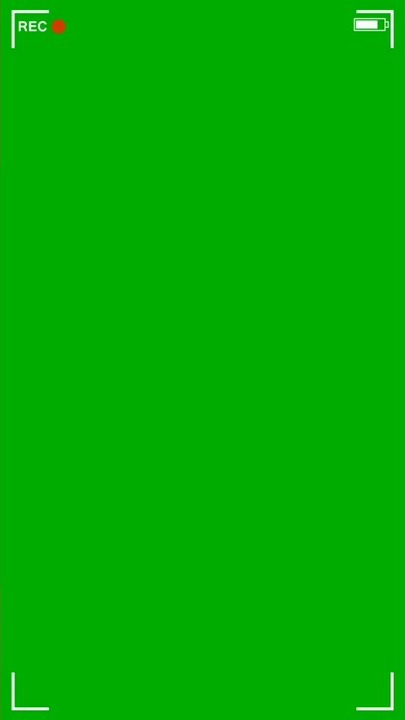 Câmera REC Vídeo | Chroma Key - fundo verde (formato retrato) #shorts