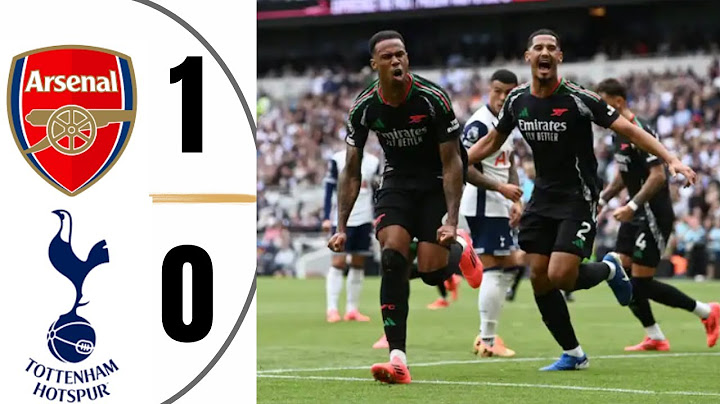 "Arsenal 1-0 Tottenham Hotspur | Gabriel's Match-Winning Goal Highlights | Premier League 2024"