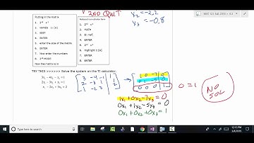 MAT 123 Finite Math Section 4.3 Part 2 Gauss Jordan Elimination