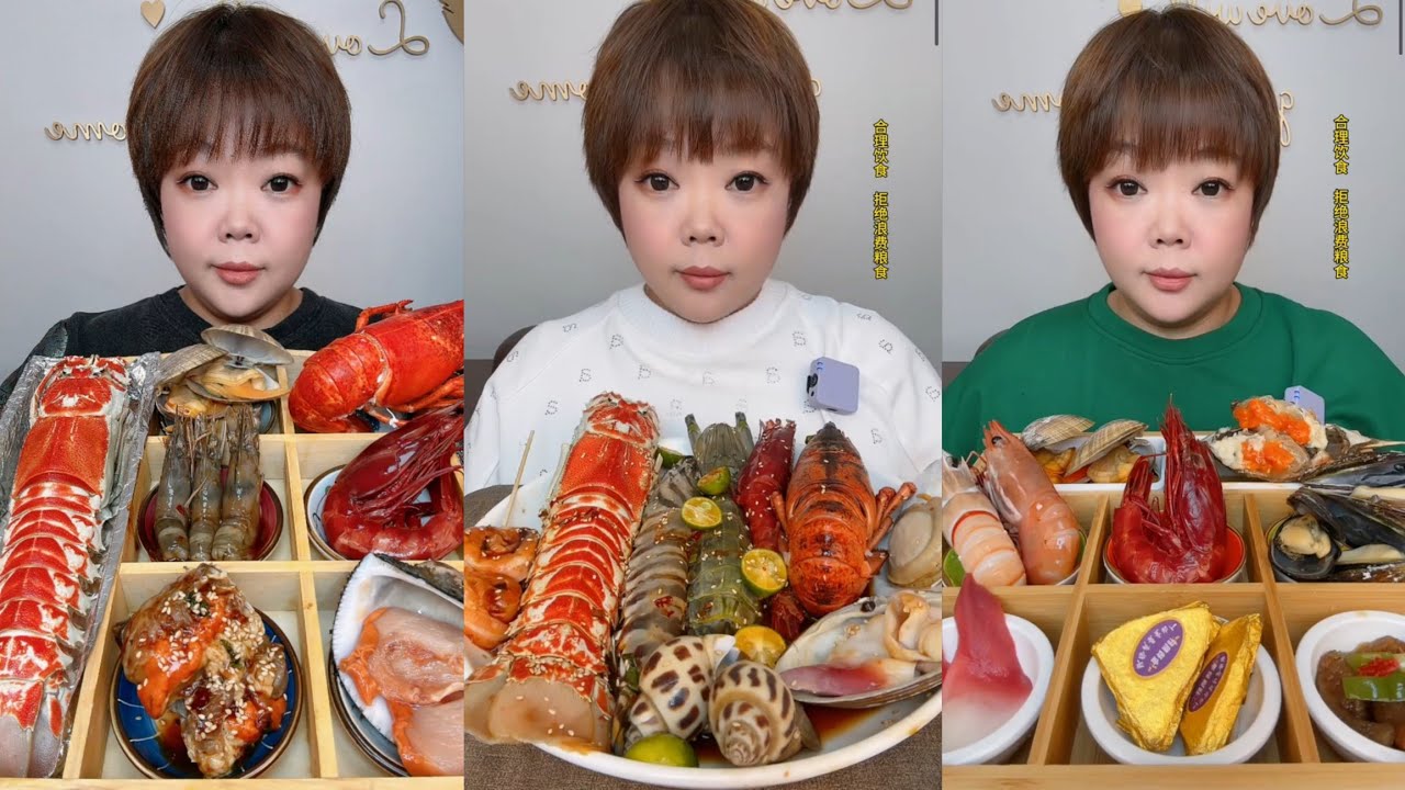 Eat shrimp 🦐🦐🦐 oysters Seafood  shrimp🦞 eggs shrimp 🦐