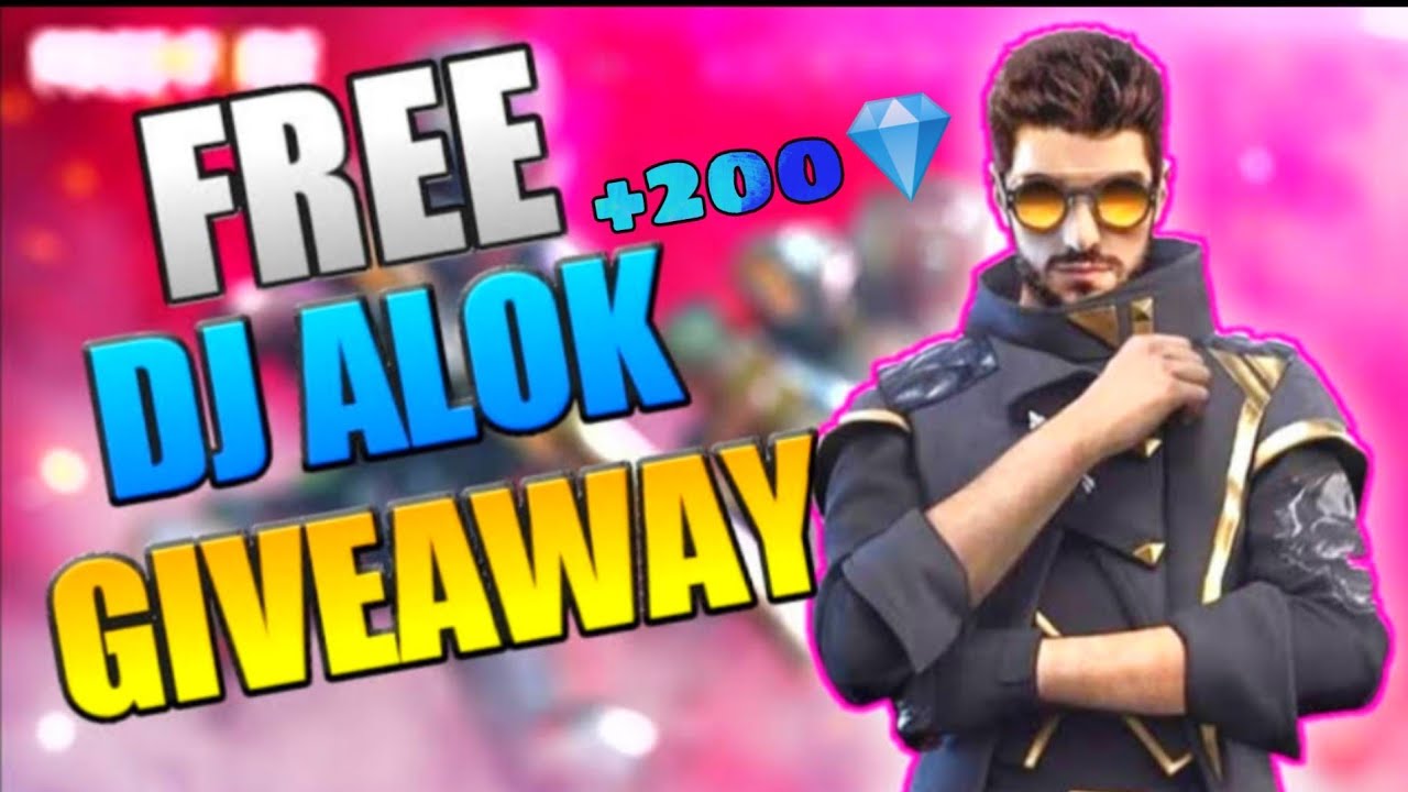 Free Fire 🔥 DJ Alok+100💎Topup Giveaway - YouTube
