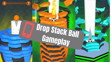 ER Drop Stack Ball Fall Helix Blast Crash 3D Walkthrough Gameplay Part 1