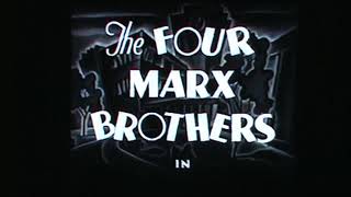 CMGUS VCR CLASSIC: TCM 1932 HORSE FEATHERS THE FOUR MARX BROTHERS TITLE INTRO CLIP TRIPLE TAKE