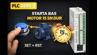 Motoru Başlat Ve Otomatik Durdur Set-Rst Mantığı Anlatımset Rst Ders 3