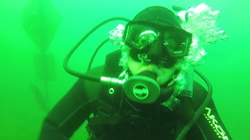 Scuba Diving in a Rock Quarry