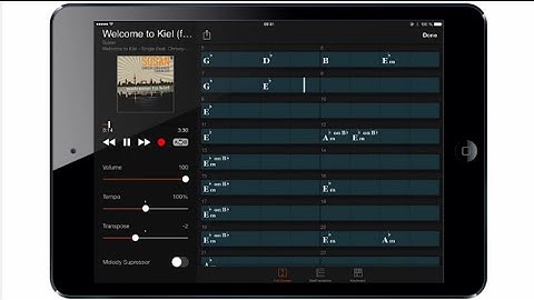 Features and Function of Yamaha Chord Tracker app