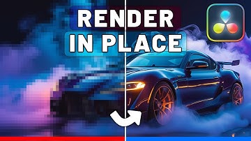 RENDER In Place and Decompose In Davinci Resolve